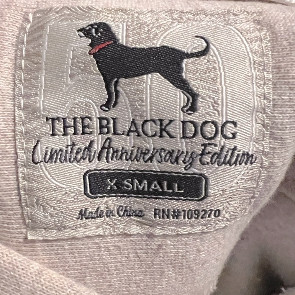 The Black Dog Limited 50th Anniversary Edition Heavy Duty Hoodie Women's Sz XS - Picture 9 of 9